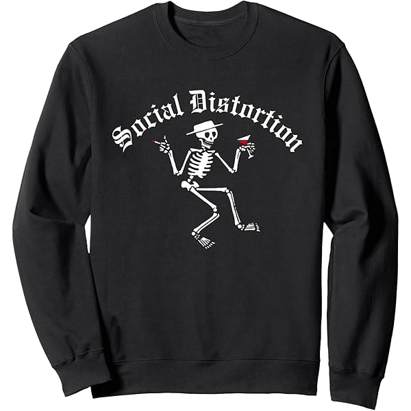 Amazon.com: Official Social Distortion Skelly Long Sleeve T-Shirt